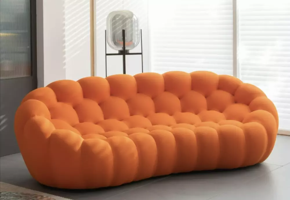 velvet bubble couch